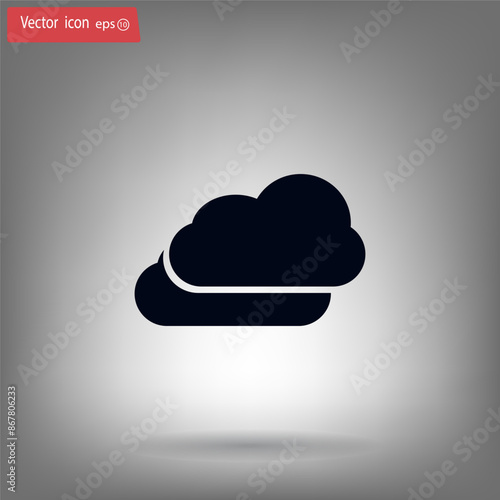 Vector illustration, gray background.