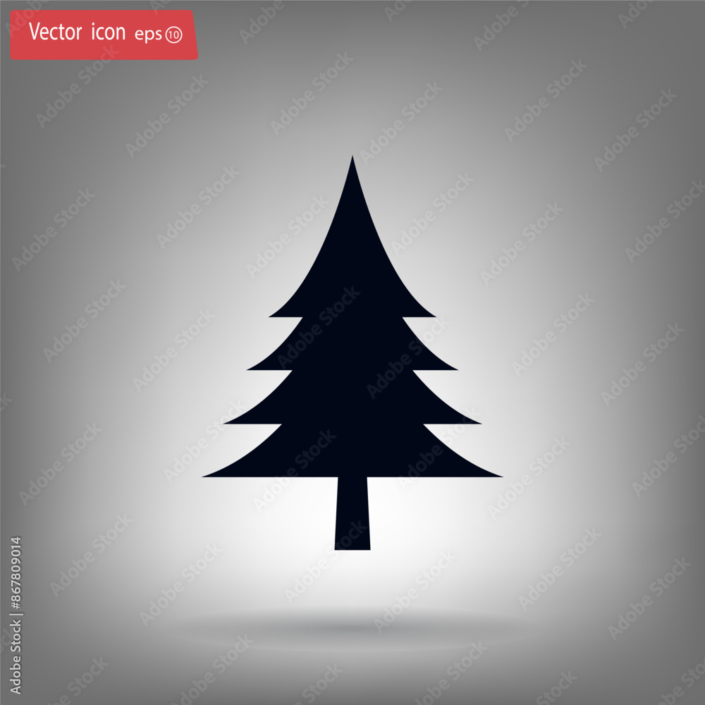 Fototapeta premium Vector illustration, gray background.