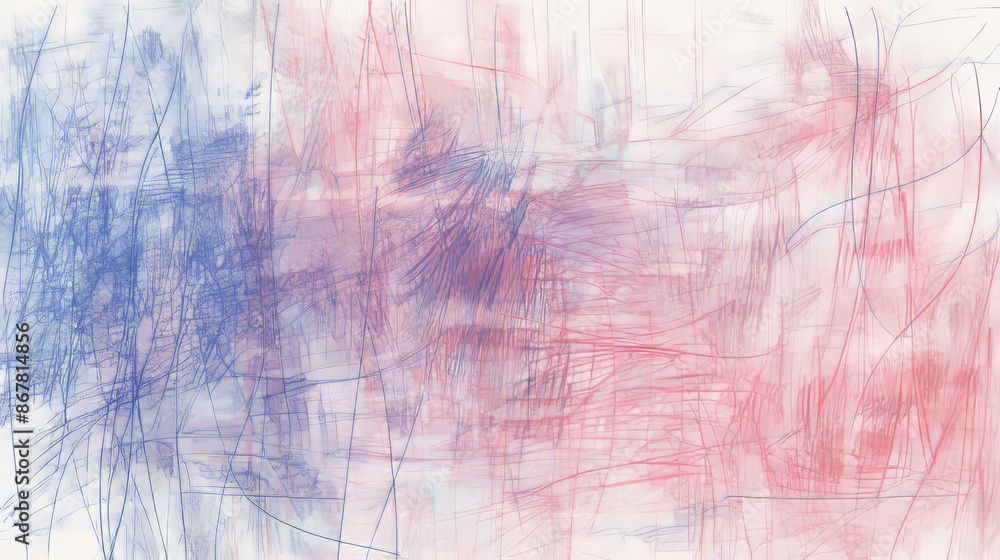 Fototapeta premium A sketchy background made with pencil lines.