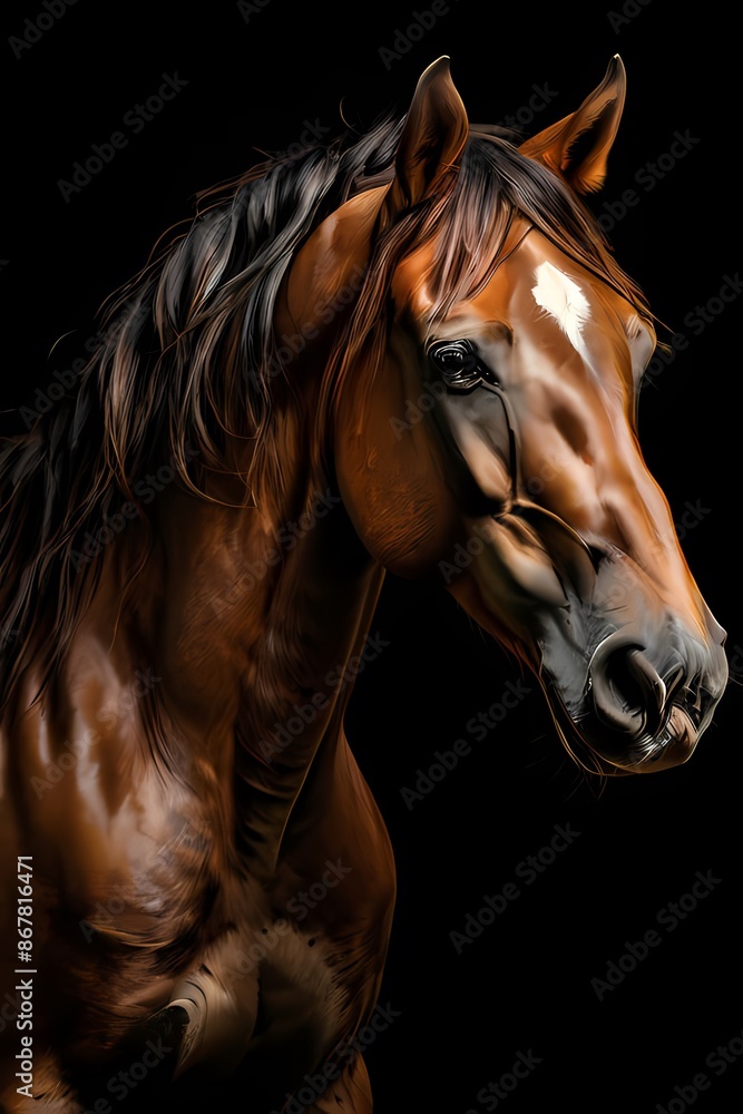 portrait of a horse portrait of a horse