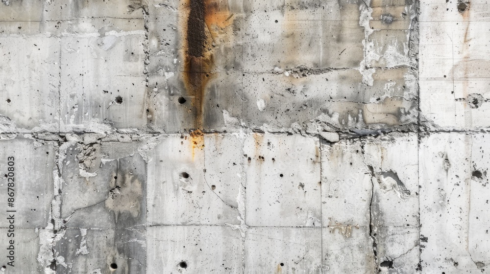 Naklejka premium Texture of a wall made of concrete