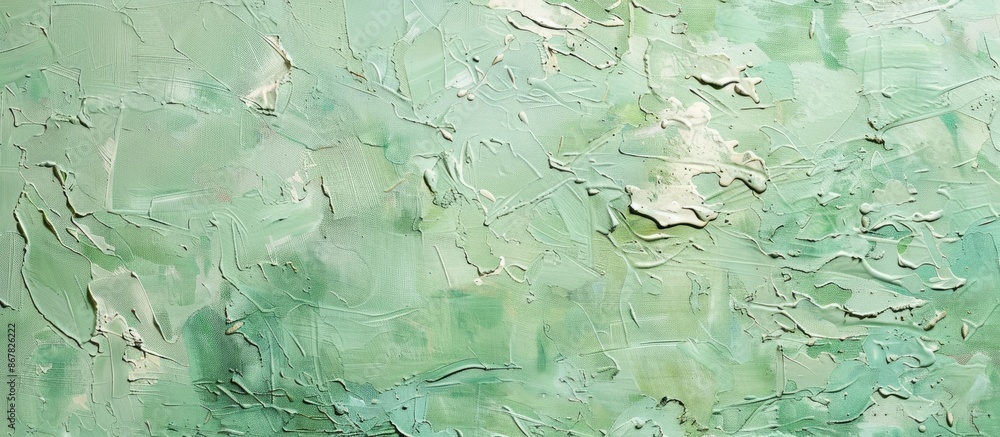Texture in a pale shade of green set against a light green backdrop Texture in a pale shade of green set against a light green backdrop