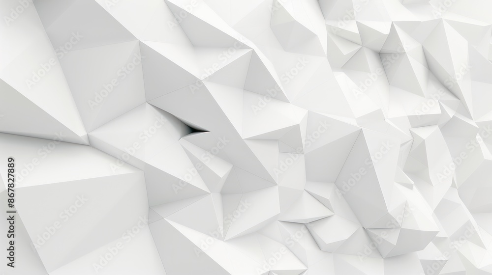 Abstract White Polygonal Background Abstract White Polygonal Background