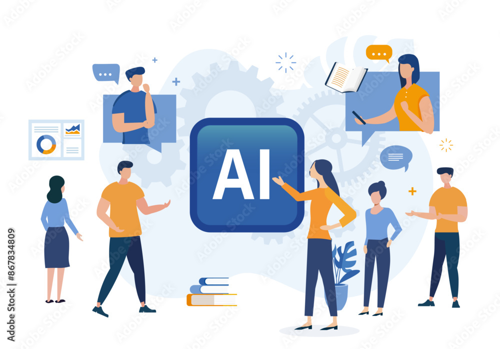 Artificial intelligence concept Artificial intelligence concept