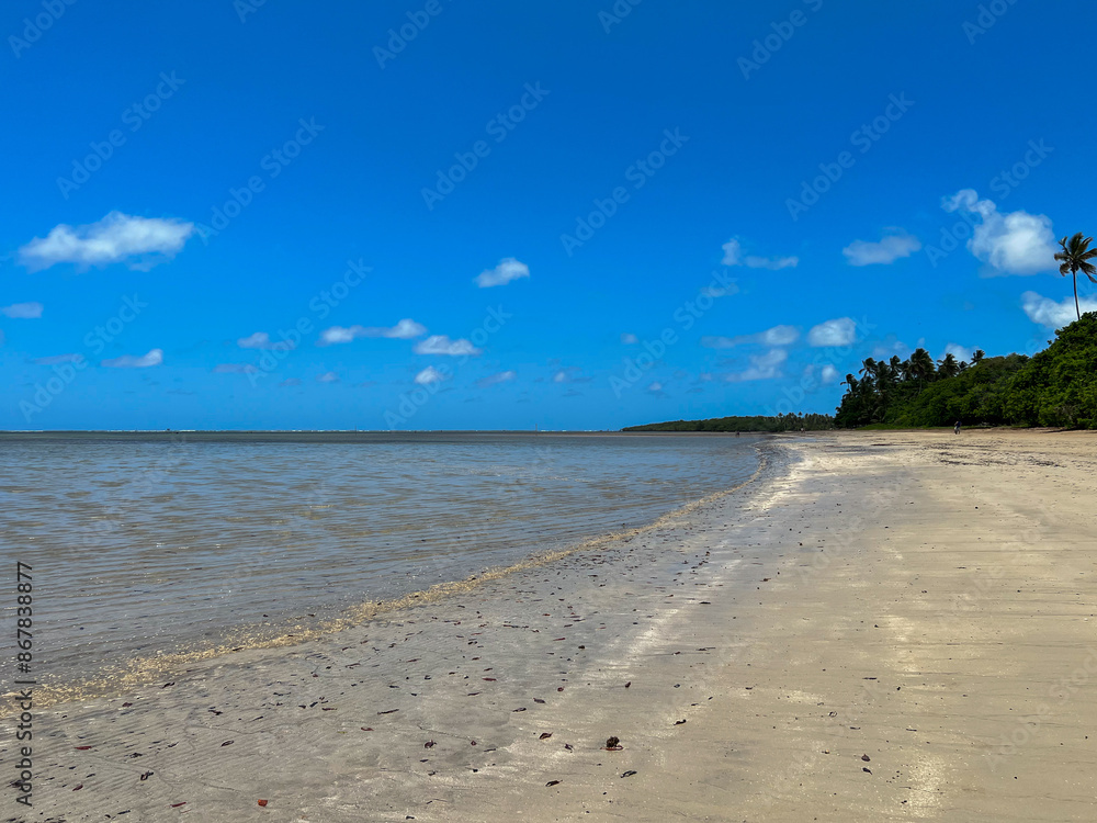 Obraz premium Brazil, Morro de São Paulo - 2022, October: beach and sea