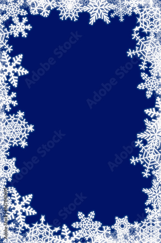 Snowflakes Frame