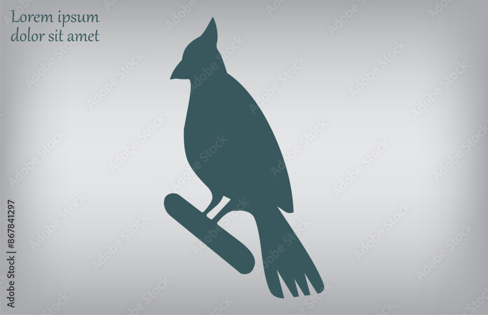 Naklejka premium Vector illustration, gray background.
