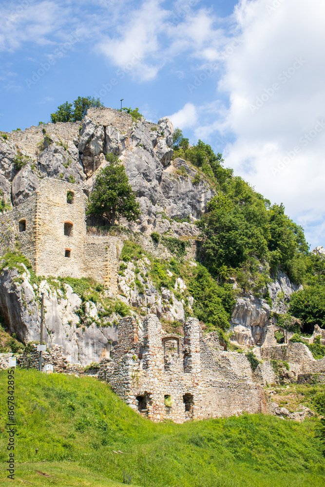 Fototapeta premium Ruins of Kalnik castle in Croatia