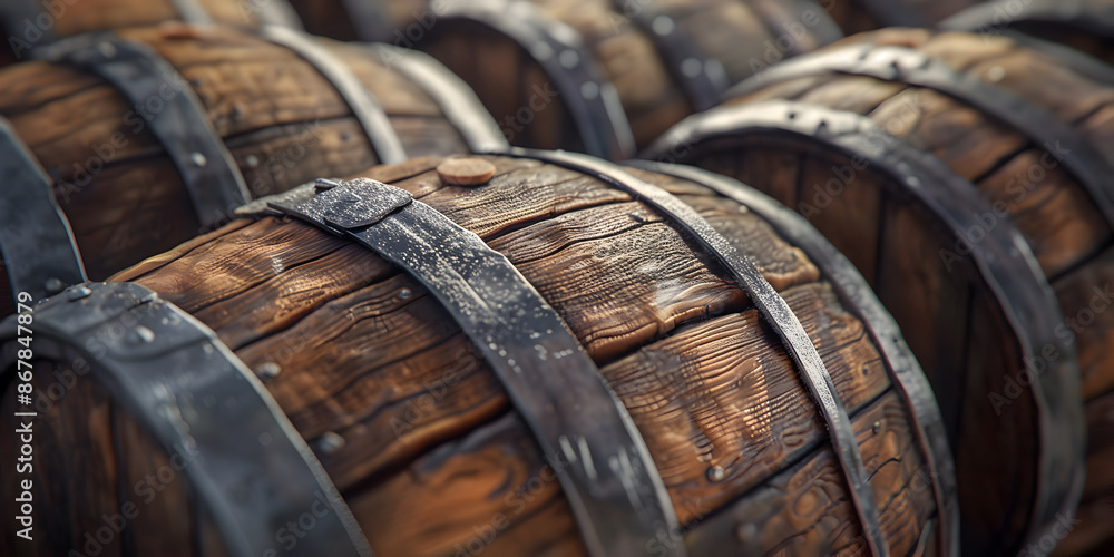 Barrels of Whiskey in the cellar Barrels of Whiskey in the cellar