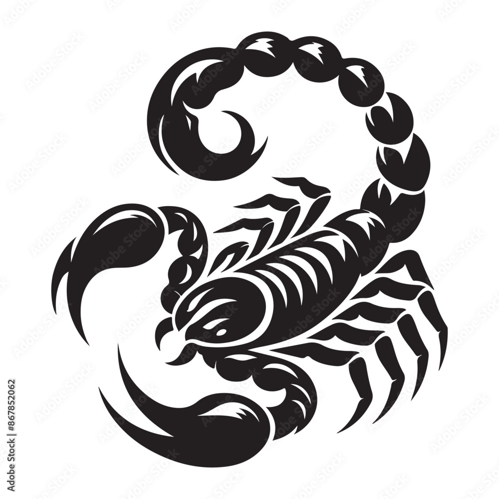Scorpion vector silhouette Scorpion vector silhouette