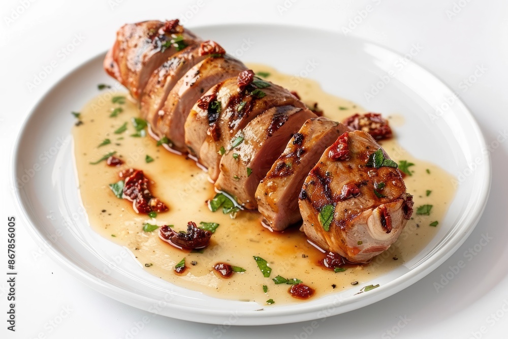 Gourmet Veal Tenderloin with Sun-Dried Tomato Basil Gourmet Veal Tenderloin with Sun-Dried Tomato Basil