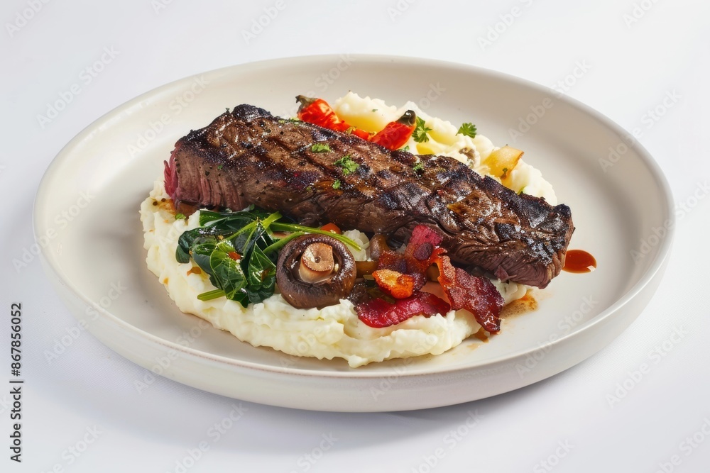 Appetizing Char-Roasted Filet with Spicy Cheddar Habanero Mash Appetizing Char-Roasted Filet with Spicy Cheddar Habanero Mash