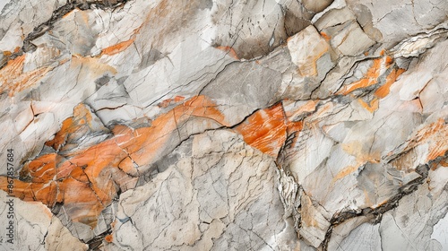 A detailed close-up of marble veining