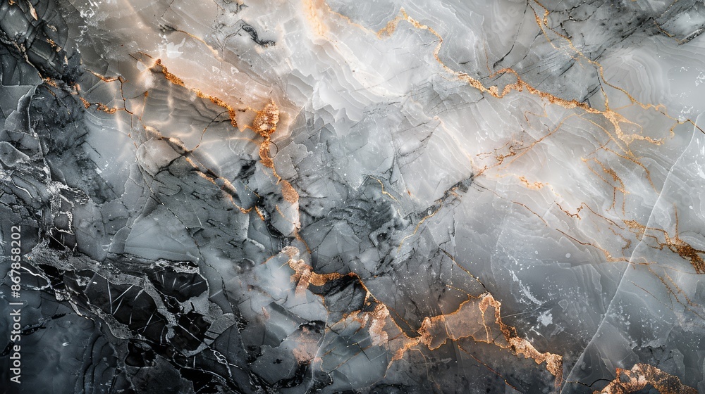 A detailed close-up of marble veining A detailed close-up of marble veining