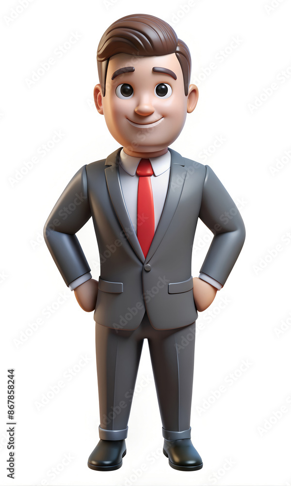 Professional 3D Businessman Mascot in a Suit - Corporate Character for Business Branding and Marketing Professional 3D Businessman Mascot in a Suit - Corporate Character for Business Branding and Marketing