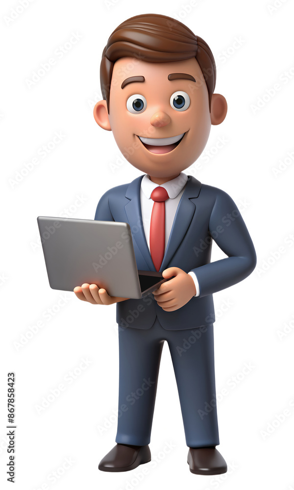 Professional 3D Businessman Mascot in a Suit - Corporate Character for Business Branding and Marketing Professional 3D Businessman Mascot in a Suit - Corporate Character for Business Branding and Marketing