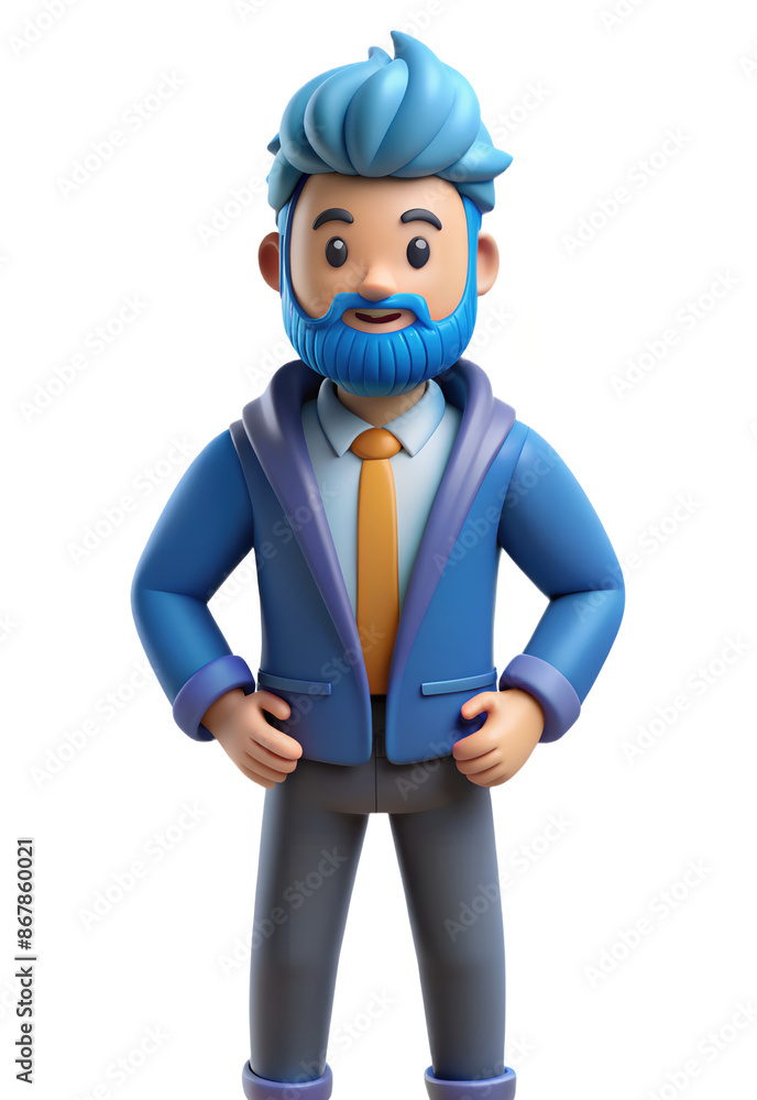 Professional 3D Businessman Mascot in a Suit - Corporate Character for Business Branding and Marketing Professional 3D Businessman Mascot in a Suit - Corporate Character for Business Branding and Marketing