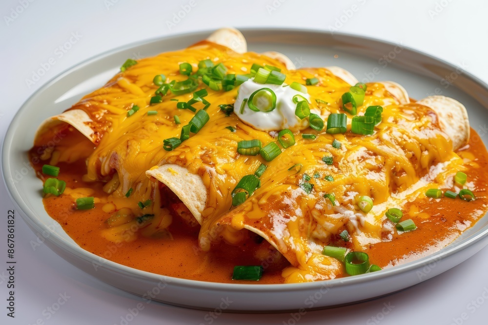 Creamy and Cheesy Cheese Enchiladas with Enchilada Sauce Creamy and Cheesy Cheese Enchiladas with Enchilada Sauce