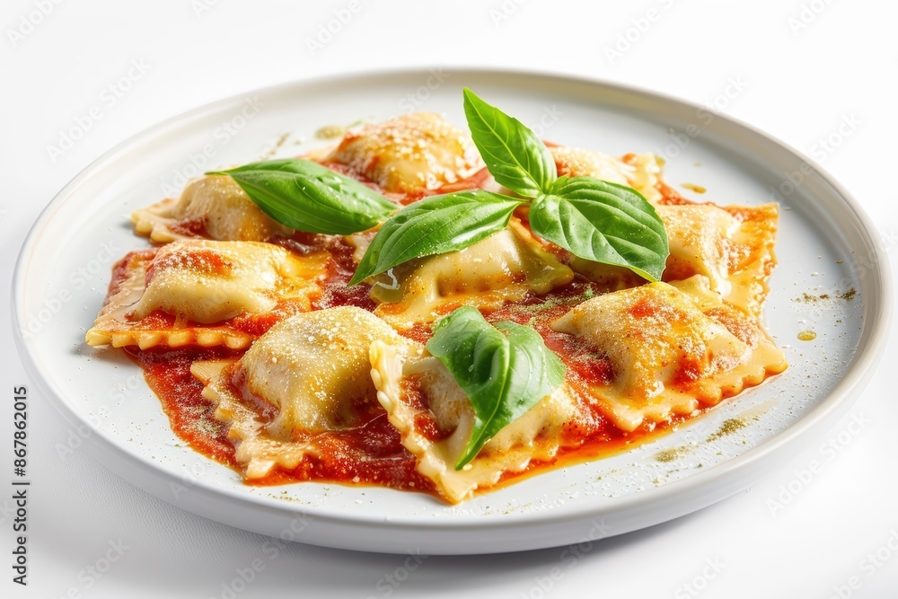 Tasty Cheese Pizza Ravioli with Mozzarella and Parmesan Filling Tasty Cheese Pizza Ravioli with Mozzarella and Parmesan Filling