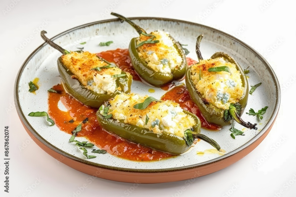 Delicious Chile Rellenos with Monterey Jack and Goat Cheese Delicious Chile Rellenos with Monterey Jack and Goat Cheese