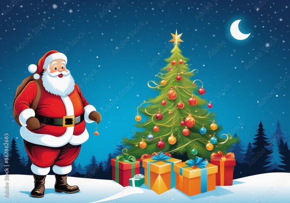 Festive Greetings with Santa Claus Festive Greetings with Santa Claus