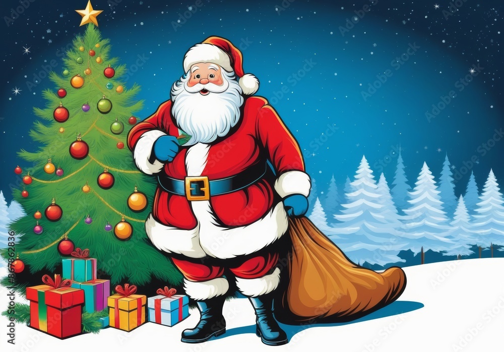 Festive Greetings with Santa Claus Festive Greetings with Santa Claus