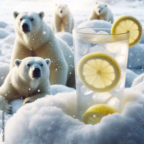 ice and lemon bear