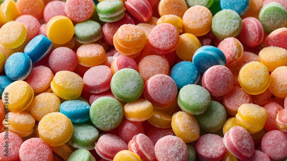 Colorful jellies/ candies background, wallpaper Colorful jellies/ candies background, wallpaper