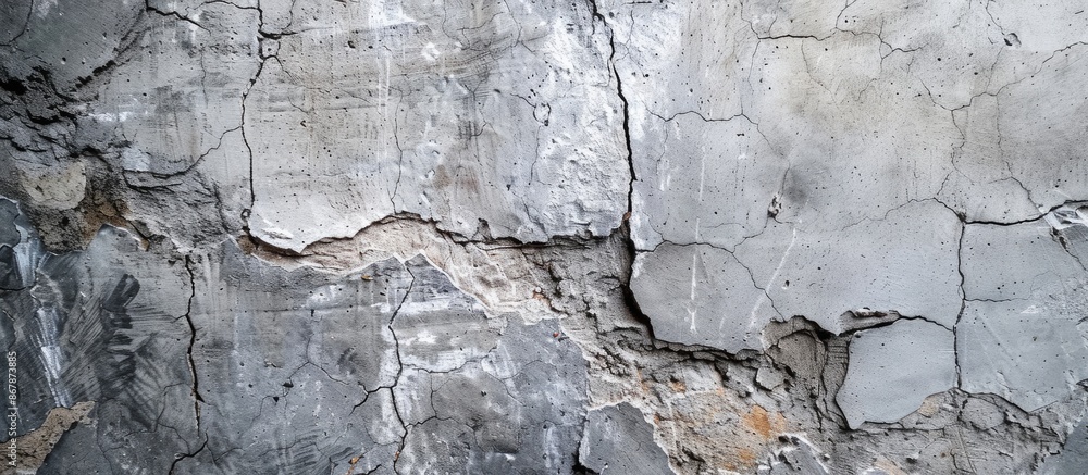 Fototapeta premium High-quality Image of a Gray Cement Texture Background. Large Dimensions.
