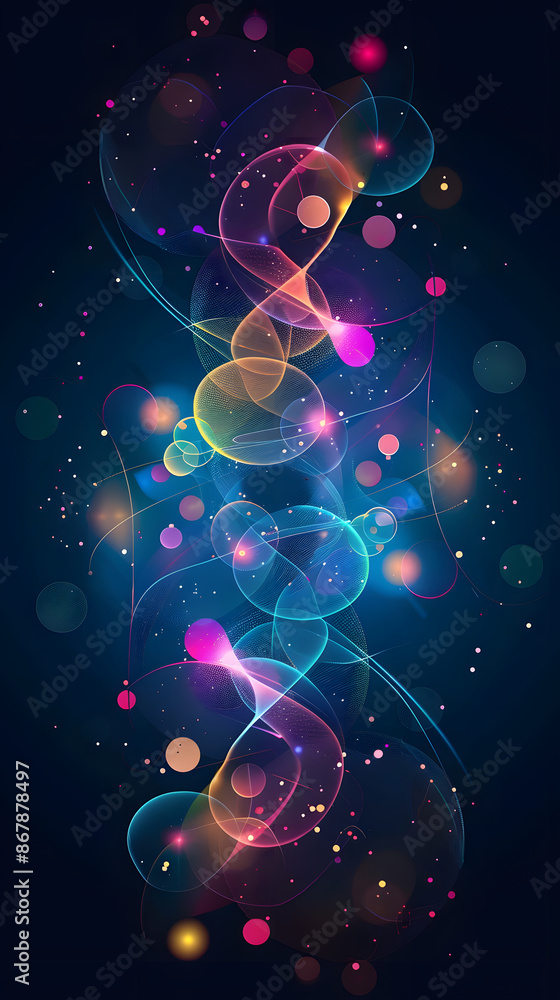 abstract background with bubble illustration abstract background with bubble illustration