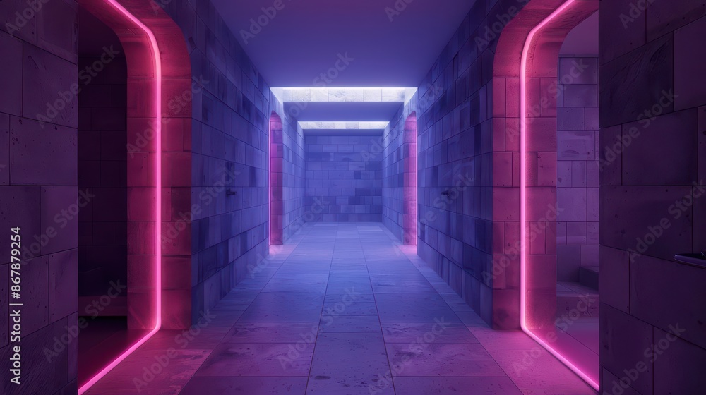 Surrender yourself to the cyber splendors of a spa, an escape into a realm of pure relaxation and wellbeing with copy space for details Surrender yourself to the cyber splendors of a spa, an escape into a realm of pure relaxation and wellbeing with copy space for details