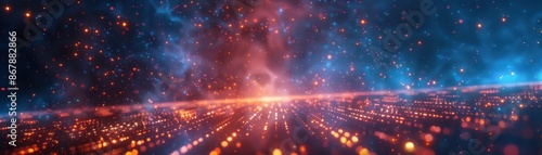 AI generating immersive virtual environments, synthetic media, futuristic and vibrant