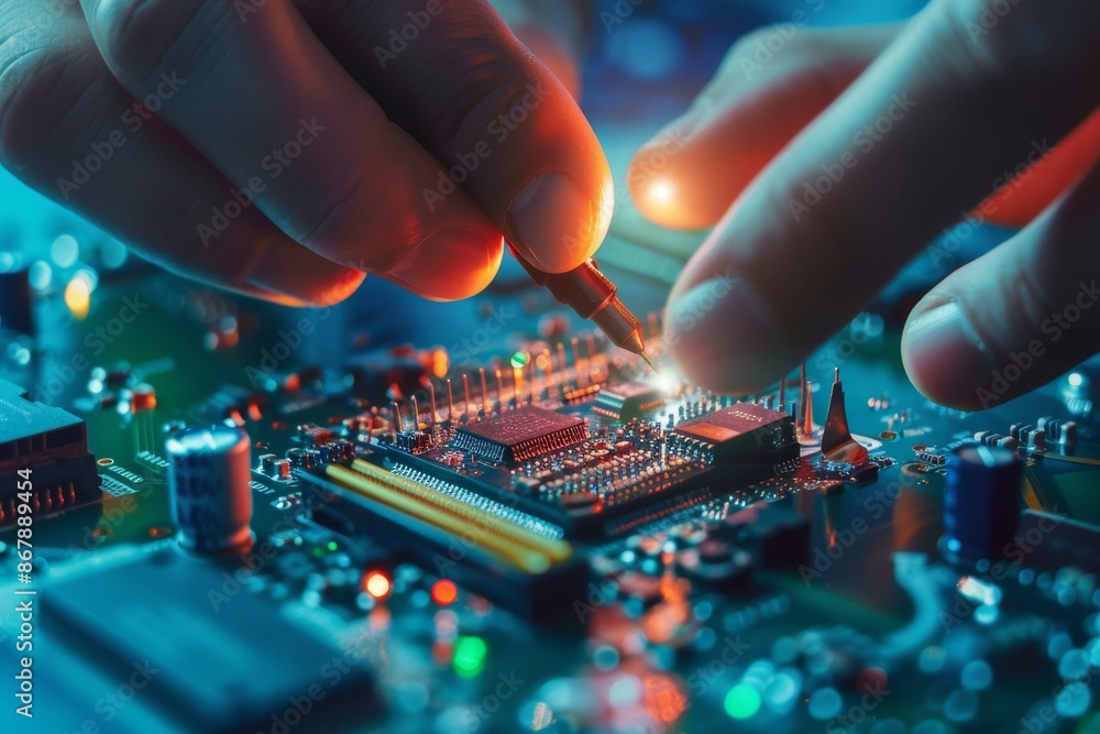Repairing a Circuit Board Repairing a Circuit Board