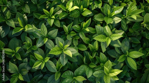 vibrant green foliage