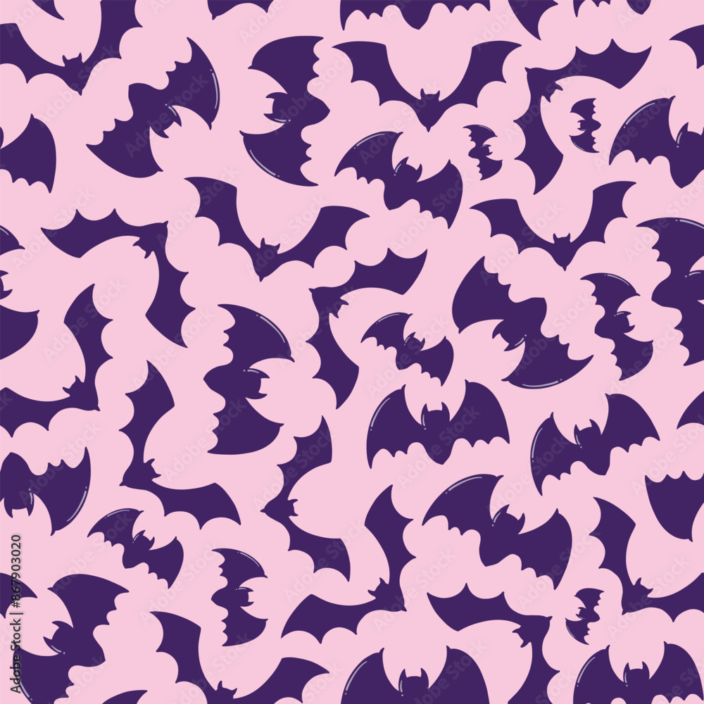 bats halloween seamless pattern on pink background for clothing, textile prints, wallpaper, digital backgrounds, scrapbooking, wrapping paper, etc. EPS 10 bats halloween seamless pattern on pink background for clothing, textile prints, wallpaper, digital backgrounds, scrapbooking, wrapping paper, etc. EPS 10