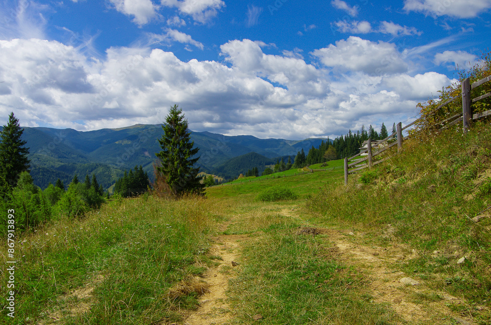beautiful mountain landscape. mountain panorama. Carpathians, Ukraine beautiful mountain landscape. mountain panorama. Carpathians, Ukraine