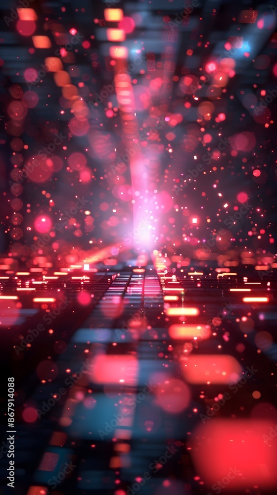 3D render of a gaming abstract background