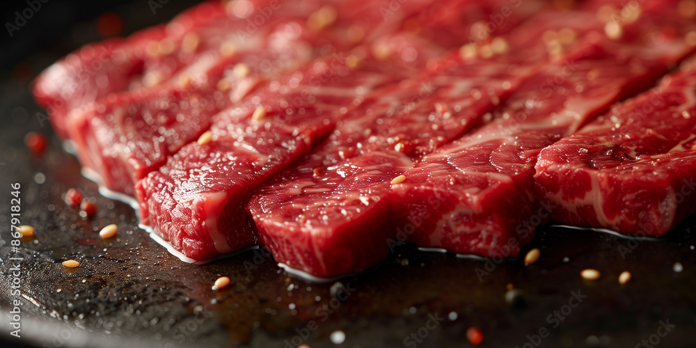 Fresh raw beef steak Fresh raw beef steak