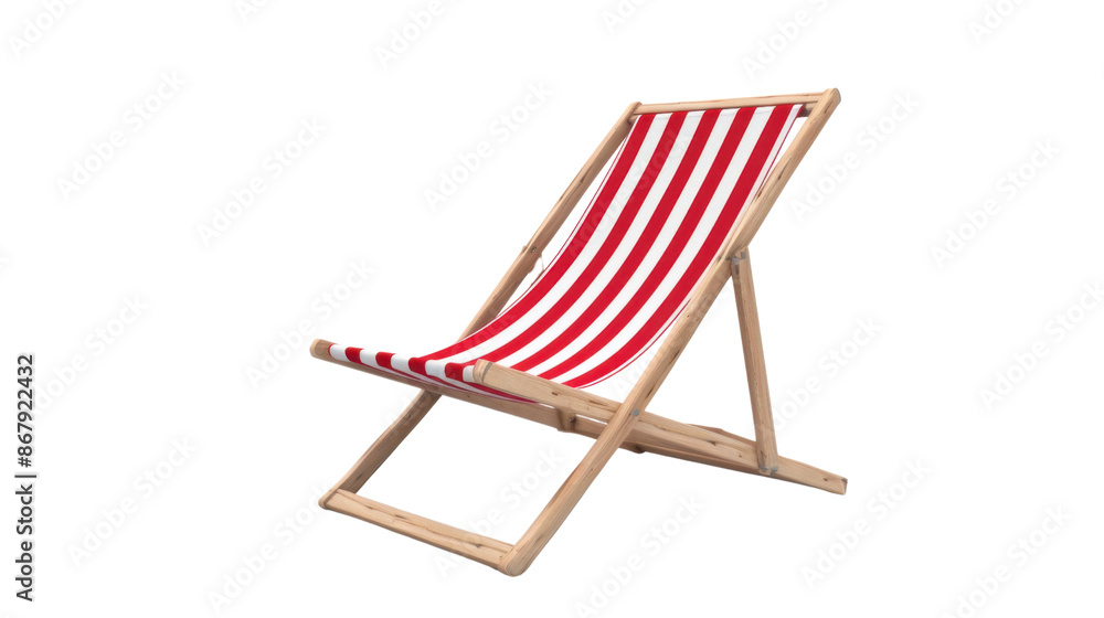 Deck Chair for picnic on transparent background Deck Chair for picnic on transparent background