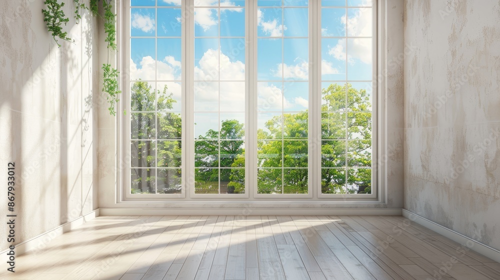 Sunny window for versatile design use Sunny window for versatile design use