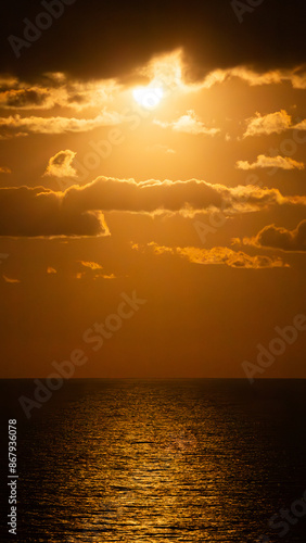 Lunar Serenity: Moonrise Over Tranquil Waters