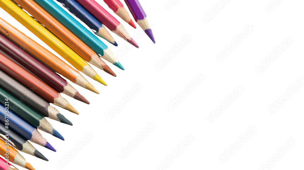 Colored pencils on transparent background Colored pencils on transparent background