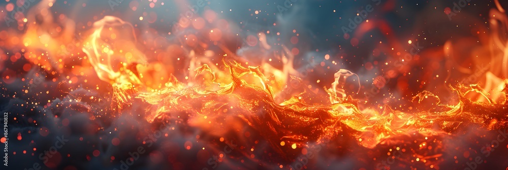Fototapeta premium Flaming Fire