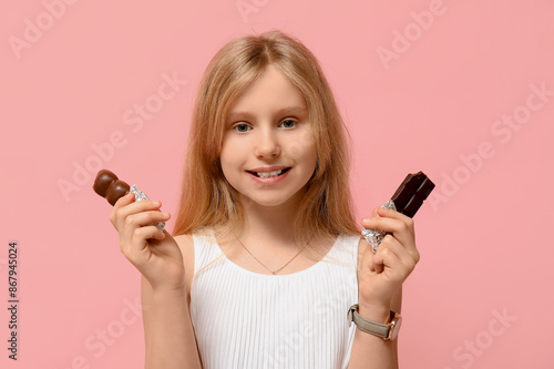 Cute little girl with sweet...
