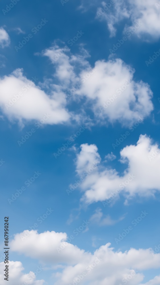 Obraz premium blue sky with clouds