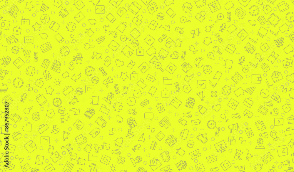 Seamless pattern user interface, Essentials element background Seamless pattern user interface, Essentials element background