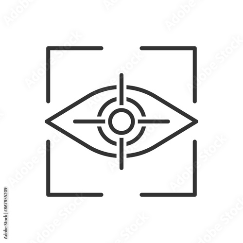 Eye Scan Icon - Eye Test Icon