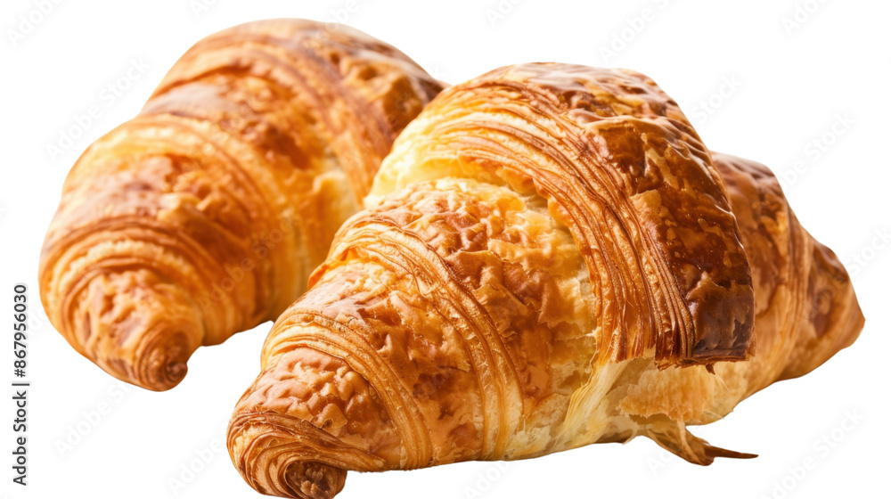 Croissant on transparent background Croissant on transparent background