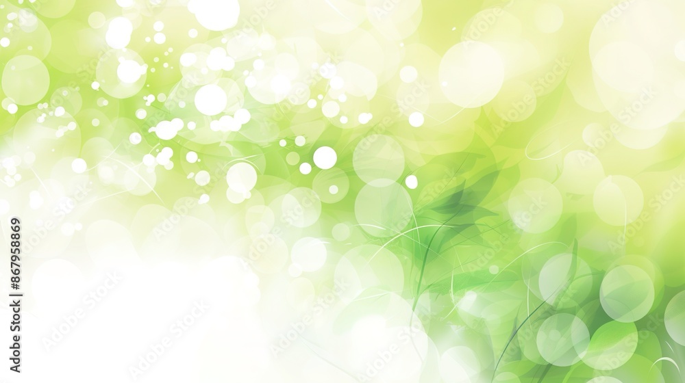 Serene Green and White Gradient Background with Open Spaces Serene Green and White Gradient Background with Open Spaces