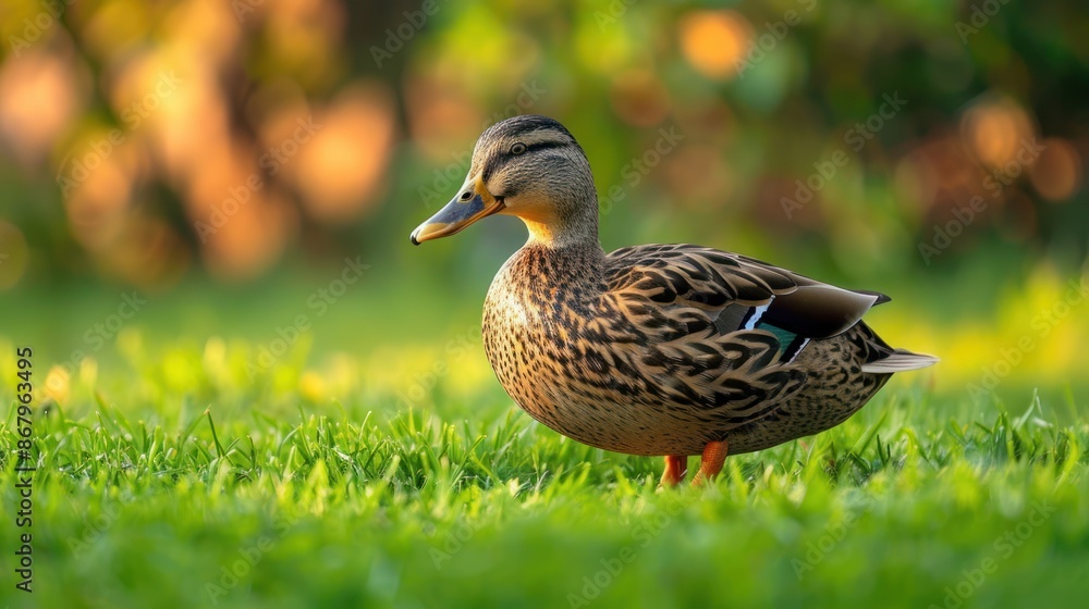 Mallard Duck in the Grass Mallard Duck in the Grass